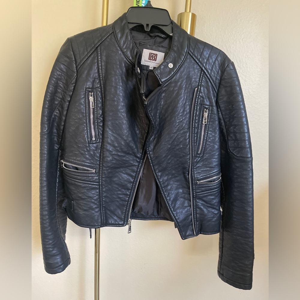 Laundry by Design Vegan Leather Biker Jacket